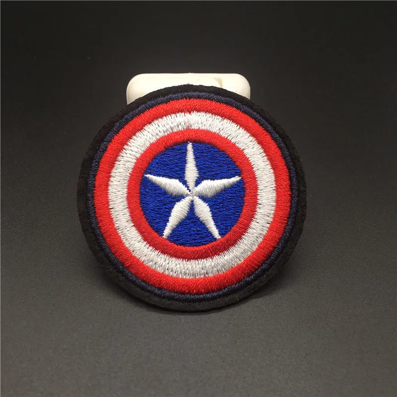 Captain America Shield Embroidered Patch For Clothing Size: 4.5x4.5cm Iron On Badges DIY Patches Sticker On Clothes Stripe
Captain America Shield Embroidered Patch For Clothing Size: 4.5x4.5cm Iron On Badges DIY Patches Sticker On Clothes Stripe