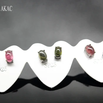 2pairs/ set beads size approx4*6mm natural colorful tourmaline stud earrings for women send randomly
2pairs/ set beads size approx4*6mm natural colorful tourmaline stud earrings for women send randomly