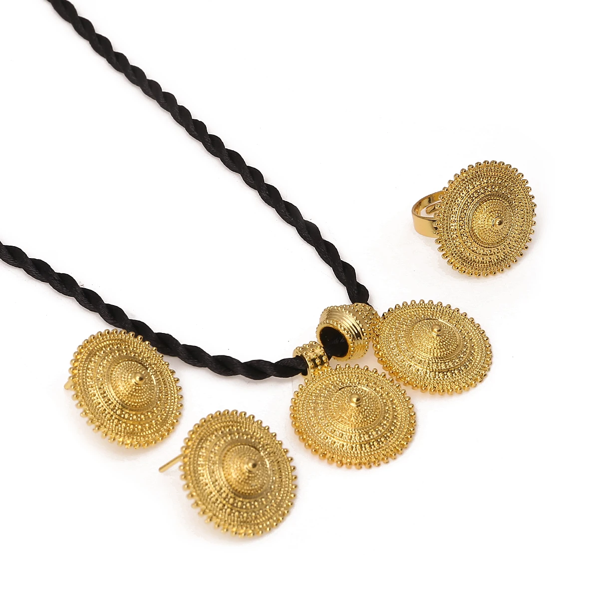 Ethiopian Fashion Gold Color Necklace Pendant Earrings Ring Habesha Wedding Jewelry Sets 6 Mallzona H9ddf0767dac34ffbbd82a42ad7b713029 Ethiopian Fashion Gold Color Necklace Pendant Earrings Ring Habesha Wedding Jewelry Sets Mallzona