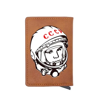 Classic CCCP Astronaut Digital Printing Leather Short Card Holder Wallet Men Women High Quality Small Money Bag Gift
Classic CCCP Astronaut Digital Printing Leather Short Card Holder Wallet Men Women High Quality Small Money Bag Gift