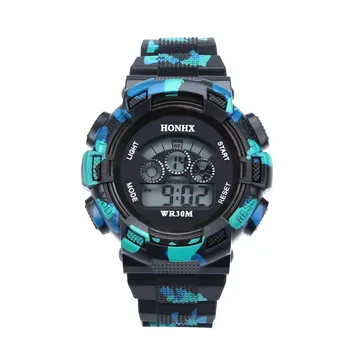 Fashion Childrens Digital watch Waterproof Cool Mens Boys LED Quartz Alarm Date Sports Wrist Watch часы для занятий спортом
Fashion Childrens Digital watch Waterproof Cool Mens Boys LED Quartz Alarm Date Sports Wrist Watch часы для занятий спортом