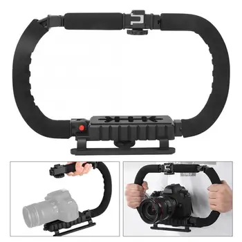Stabilizer Foldable Handheld Stabilizer for SLR Camera DV Camcorder C Shaped Flash Bracket Holder with Cold Shoes Accessories
Stabilizer Foldable Handheld Stabilizer for SLR Camera DV Camcorder C Shaped Flash Bracket Holder with Cold Shoes Accessories