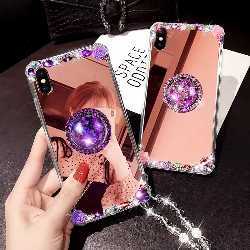 Mirror Mobile Phone Shell Drop-Resistant Protective Case Phone Case iPhone X Case for Apple
Mirror Mobile Phone Shell Drop-Resistant Protective Case Phone Case iPhone X Case for Apple
