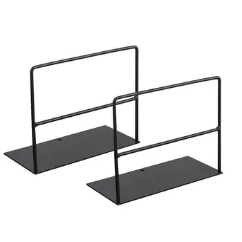 2pcs Bookends Simple Iron Convenient Desktop Organizer Book Stand Book Stoppers Book Supports Rack for Magazines
2pcs Bookends Simple Iron Convenient Desktop Organizer Book Stand Book Stoppers Book Supports Rack for Magazines