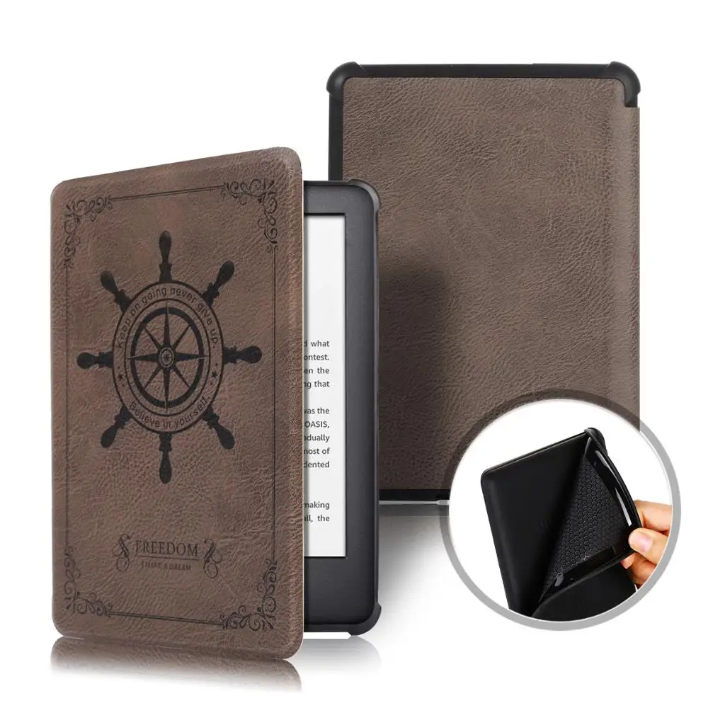 Magnetic Smart Cover with Soft Flexible TPU Back Case for Amazon All-New Kindle 10th Generagtion 2019 Release Tablet E-book Case
Magnetic Smart Cover with Soft Flexible TPU Back Case for Amazon All-New Kindle 10th Generagtion 2019 Release Tablet E-book Case