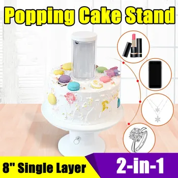 8 inch Surprise Popping Cake Stand 2-in-1 Kids Birthday Cake-pop-up Stand Holder Gifts Box DIY Wedding Party Decoration Tools
8 inch Surprise Popping Cake Stand 2-in-1 Kids Birthday Cake-pop-up Stand Holder Gifts Box DIY Wedding Party Decoration Tools