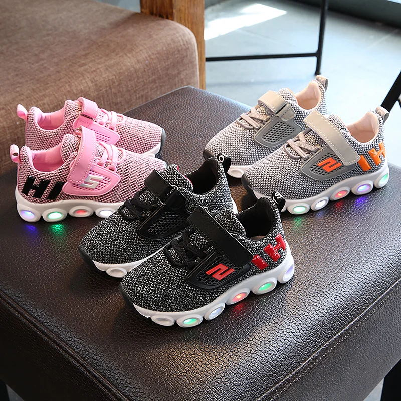 Boys Sneaker Girls Shoes High Quality Kids Led Shoes With Lights Sneaker 2019 Spring Autumn Children Toddler Baby Shoes
Boys Sneaker Girls Shoes High Quality Kids Led Shoes With Lights Sneaker 2019 Spring Autumn Children Toddler Baby Shoes