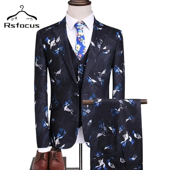 Rsfocus Men Suit 2020 Slim Fit Male Printed Suits Stylish Mens Suits Wedding Groom Designer Party Prom Wear Brand Clothing TZ009
Rsfocus Men Suit 2020 Slim Fit Male Printed Suits Stylish Mens Suits Wedding Groom Designer Party Prom Wear Brand Clothing TZ009