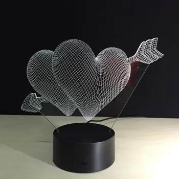 3D Table Lamp Desk Light Acrylic 3D LED Light Night Light Valentine Wife Gift Touch Control 7 Colors Atmosphere Modern Adorable
3D Table Lamp Desk Light Acrylic 3D LED Light Night Light Valentine Wife Gift Touch Control 7 Colors Atmosphere Modern Adorable