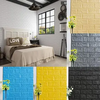 DIY Wall Stickers 3D PE Foam Brick Stone Easy Self-Adhesive Modern Style 60*30cm Home Decoration 6030cm Non-Toxic Odor-Free
DIY Wall Stickers 3D PE Foam Brick Stone Easy Self-Adhesive Modern Style 60*30cm Home Decoration 6030cm Non-Toxic Odor-Free