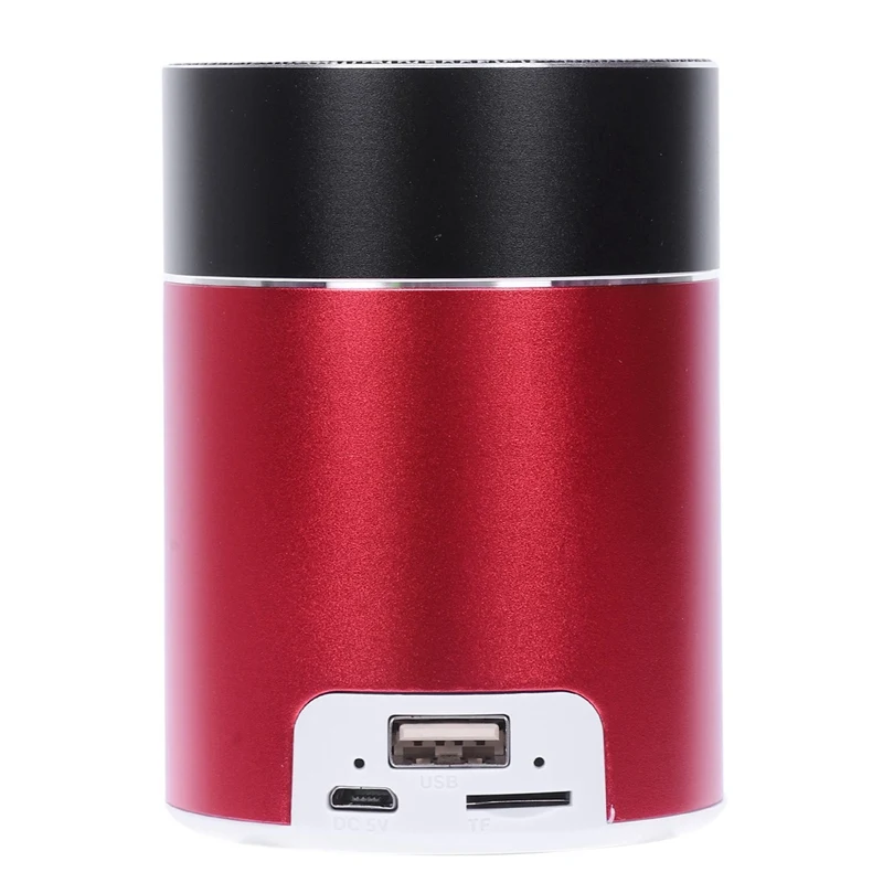 FFYY-HR121 Wireless Portable Bluetooth Speaker Mobile Phone Bracket Shake To Change Song Support Inserting Card Red |