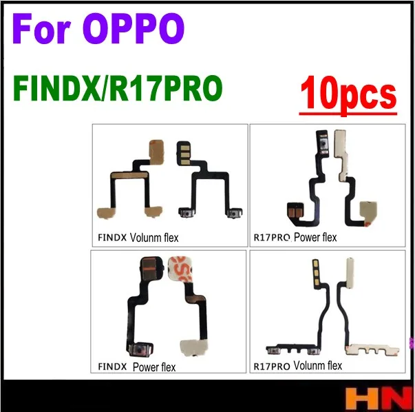 10pcs/lot Power Button Volume Flex Cable For OPPO R17pro FindX Power on/off Volume Parts Replacement Repair Parts
10pcs/lot Power Button Volume Flex Cable For OPPO R17pro FindX Power on/off Volume Parts Replacement Repair Parts
