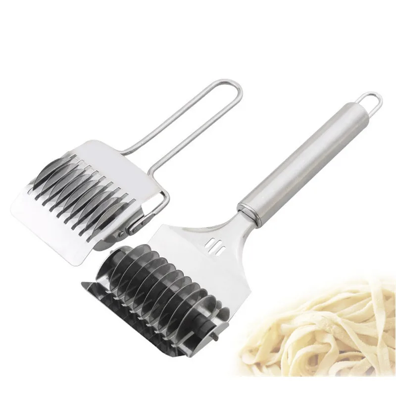 1pc Stainless Steel Spaghett Noodle Maker Lattice Roller Docker Dough Cutter Tool Kitchen Helper Diy Dough Pastry Cutting Tool
1pc Stainless Steel Spaghett Noodle Maker Lattice Roller Docker Dough Cutter Tool Kitchen Helper Diy Dough Pastry Cutting Tool