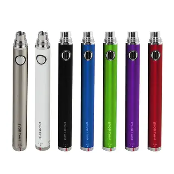Large Capacity EVOD Twist Battery USB Charging Batteries for Electronic Cigarette Vape Pen Atomizer 650mAh/1100mAh
Large Capacity EVOD Twist Battery USB Charging Batteries for Electronic Cigarette Vape Pen Atomizer 650mAh/1100mAh