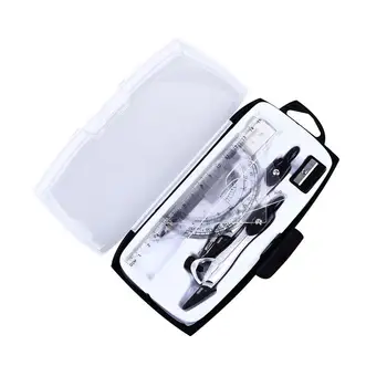 10 in 1 Staitionery Kit Compasses Straight Ruler Triangle Ruler Protractor Pencil Eraser Sharpener Kit Geometry Drawing Tool Set
10 in 1 Staitionery Kit Compasses Straight Ruler Triangle Ruler Protractor Pencil Eraser Sharpener Kit Geometry Drawing Tool Set