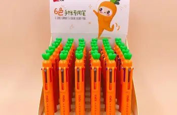 multicolor 6 color carrot ballpoint pen cartoon stationery prize kawaii school gift pen office color roller writing pen 36pc/lot
multicolor 6 color carrot ballpoint pen cartoon stationery prize kawaii school gift pen office color roller writing pen 36pc/lot