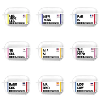 Cute air tickets travel flight for Apple airpods pro case QR code letter soft silicone for airpod pro 3 Earphone Cover Box clear
Cute air tickets travel flight for Apple airpods pro case QR code letter soft silicone for airpod pro 3 Earphone Cover Box clear
