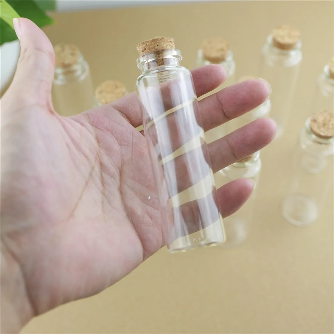 12 Pieces 30*100mm 50ml Corks Glass Bottle Stopper Crafts Jars Mini Transparent Empty DIY Wishing Glass Small Bottles Gift
12 Pieces 30*100mm 50ml Corks Glass Bottle Stopper Crafts Jars Mini Transparent Empty DIY Wishing Glass Small Bottles Gift