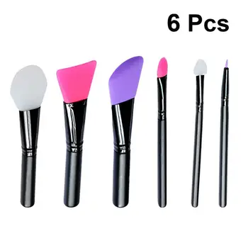 6Pcs Multifunction Cosmetic Brush Set Practical Facial Mask Rod DIY Cosmetic Mask Tool Silicone Makeup Mixing Brush
6Pcs Multifunction Cosmetic Brush Set Practical Facial Mask Rod DIY Cosmetic Mask Tool Silicone Makeup Mixing Brush