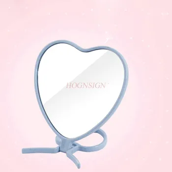 small mirror Heart Shaped Mirror HD Desktop Desktop Dressing Mirror Small Fresh Hanging Princess Mirror
small mirror Heart Shaped Mirror HD Desktop Desktop Dressing Mirror Small Fresh Hanging Princess Mirror