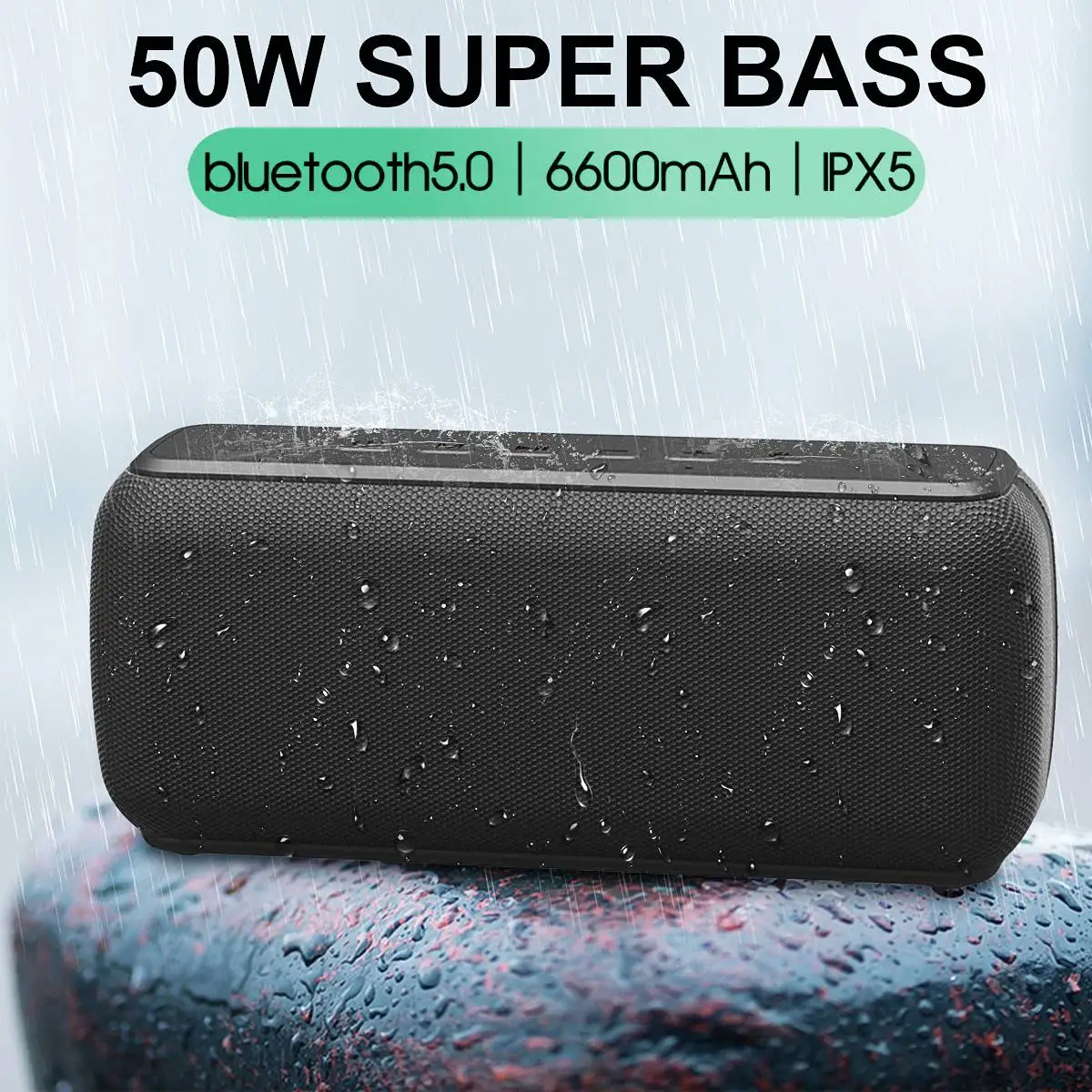 50W bluetooth Speaker Column Soundbar Portable bluetooth 5.0 IPX5 Waterproof TWS Heavy Bass Loundspeaker Subwoofer Boomboxes
50W bluetooth Speaker Column Soundbar Portable bluetooth 5.0 IPX5 Waterproof TWS Heavy Bass Loundspeaker Subwoofer Boomboxes