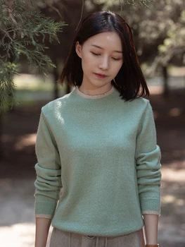 CYNTHIA Women O-neck Long-sleeve Sweater Female Pullover Winter Autumn Crochet
CYNTHIA Women O-neck Long-sleeve Sweater Female Pullover Winter Autumn Crochet