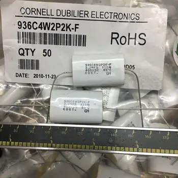 10PCS NEW USA CDET 400V2.2UF 936C 10% 225 metallized polypropylene film capacitor 936C4W2P2K-F 2.2UF 400V IGBT 225/400V
10PCS NEW USA CDET 400V2.2UF 936C 10% 225 metallized polypropylene film capacitor 936C4W2P2K-F 2.2UF 400V IGBT 225/400V