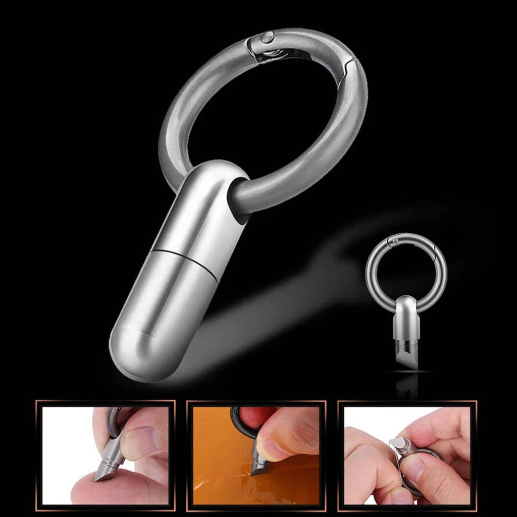 Multi-function EDC Portable Tinying Mini Tool Key Ring Pendant Micro Cutter Pill Cutting Tool Capsule Knife Inside Reliable
Multi-function EDC Portable Tinying Mini Tool Key Ring Pendant Micro Cutter Pill Cutting Tool Capsule Knife Inside Reliable