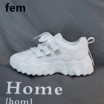 Women Shoes Fashion Flat Platform Shallow Woman Vulcanize Shoes Wavy Sole Mesh Solid Pink Dorky Dad Shoes Casual White Sneakers
Women Shoes Fashion Flat Platform Shallow Woman Vulcanize Shoes Wavy Sole Mesh Solid Pink Dorky Dad Shoes Casual White Sneakers