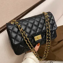 

Diamond Lattice Shoulder Handbags for Women Luxury Leather Tote Bag Chain Quilted Crossbody Bag Ladies Plaid Flap Messenger Bags