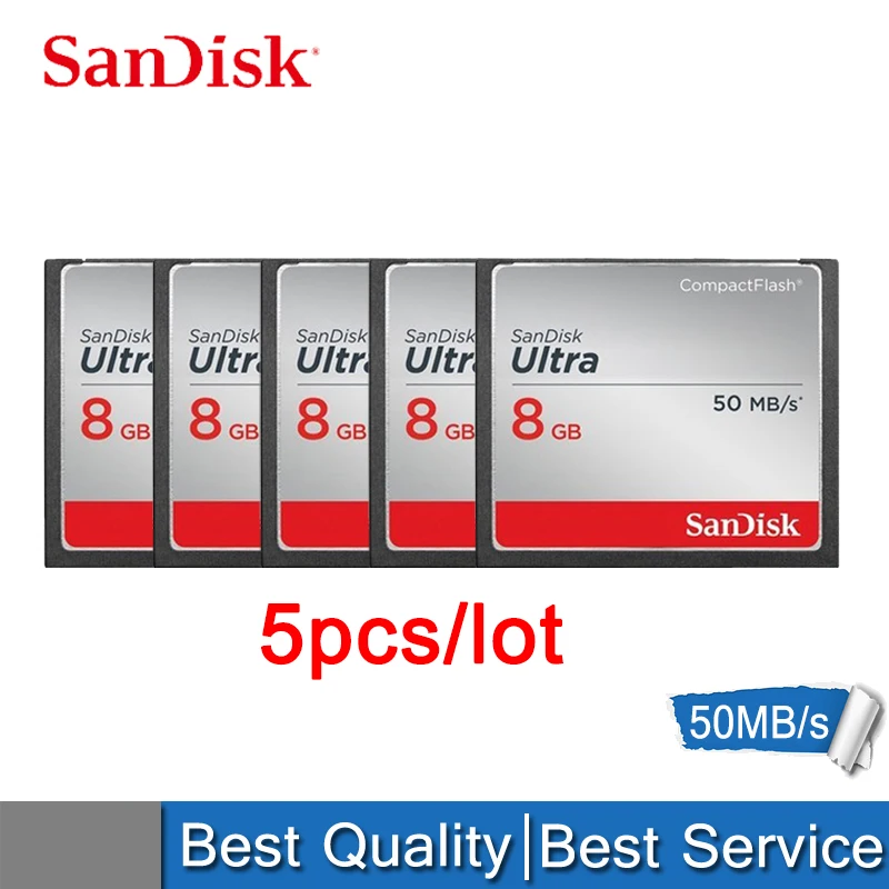 SanDisk Memory Card 8G 50M/S CF card extreme PRO High Speed compact flash card for DSLR and HD Camcorder discount
SanDisk Memory Card 8G 50M/S CF card extreme PRO High Speed compact flash card for DSLR and HD Camcorder discount