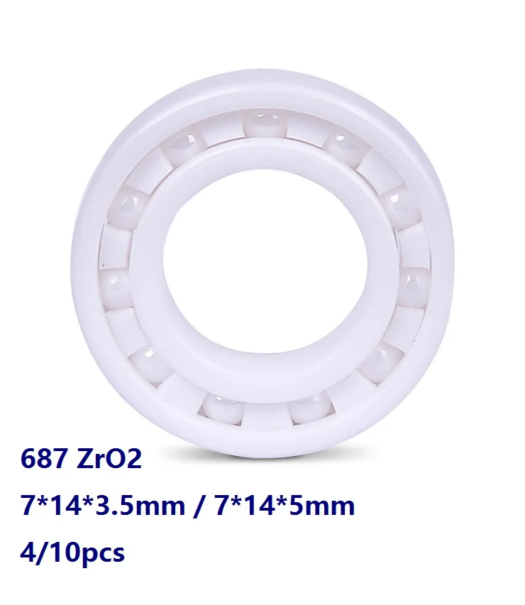 ЦИРКОНИЕВЫЕ керамические шарикоподшипники ZrO2, 4/10 шт., 687 7*14*3,5 мм/7*14*5 мм, с глубоким желобом, полностью керамические подшипники
ЦИРКОНИЕВЫЕ керамические шарикоподшипники ZrO2, 4/10 шт., 687 7*14*3,5 мм/7*14*5 мм, с глубоким желобом, полностью керамические подшипники