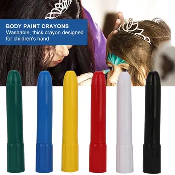 6 Colors Face Body Paint Rotatable Crayons Children Painting DIY Makeup Paint Crayons Halloween Party Body Face Painting Makeup 
6 Colors Face Body Paint Rotatable Crayons Children Painting DIY Makeup Paint Crayons Halloween Party Body Face Painting Makeup