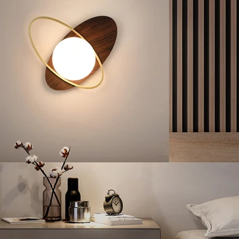 Creative Walnut LED Wall Light Home Living Room Background Decorative Warm Night Lamp
Creative Walnut LED Wall Light Home Living Room Background Decorative Warm Night Lamp