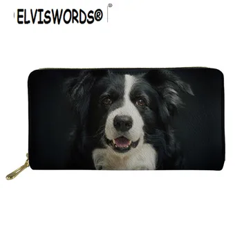 ELVISWORDS Cute 3D Puppy Printing Long Wallets Women Border Collie Design PU Leather Zipper Coin Pockets Purse Luxury Money Bag
ELVISWORDS Cute 3D Puppy Printing Long Wallets Women Border Collie Design PU Leather Zipper Coin Pockets Purse Luxury Money Bag