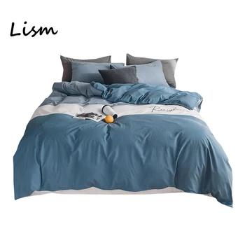 LISM Washed Cotton Contrast Color Bedding Four-Piece Embroidery Contrast Color Design 2020 New Bedding
LISM Washed Cotton Contrast Color Bedding Four-Piece Embroidery Contrast Color Design 2020 New Bedding