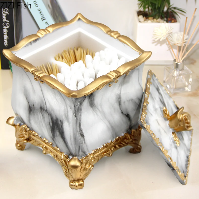 European Style Emboss Resin Toothpick Box Cotton Swab Box Home Desktop Toothpick and Cotton Swab Storage Supplies
European Style Emboss Resin Toothpick Box Cotton Swab Box Home Desktop Toothpick and Cotton Swab Storage Supplies