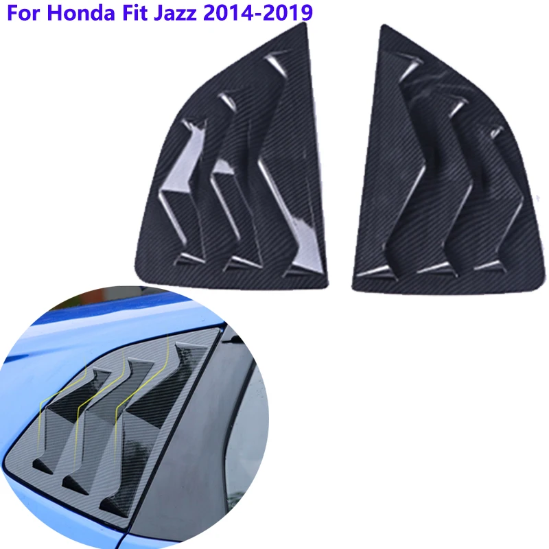 Car Side Vent Window Louver Shutter Covers Trim Rear Window Louvers Scoop Cover For Honda Fit Jazz 2014 2015 2016 2017 2018 2019
Car Side Vent Window Louver Shutter Covers Trim Rear Window Louvers Scoop Cover For Honda Fit Jazz 2014 2015 2016 2017 2018 2019