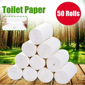 50 Rolls/Lot Fast Shipping Toilet Roll Paper 4 Layers Home Bath Toilet Roll Paper Primary Wood Pulp Toilet Paper Tissue Roll GYH
50 Rolls/Lot Fast Shipping Toilet Roll Paper 4 Layers Home Bath Toilet Roll Paper Primary Wood Pulp Toilet Paper Tissue Roll GYH