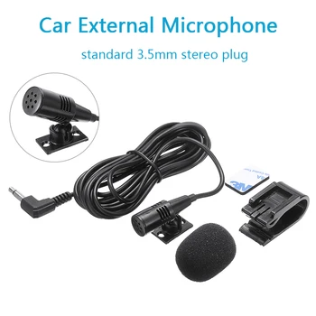 Pohiks 1pc 2.5mm 3 Meters Length External Microphone 3.5mm Jack Car Mic With Bracket For Audio Stereos Radio Receiver
Pohiks 1pc 2.5mm 3 Meters Length External Microphone 3.5mm Jack Car Mic With Bracket For Audio Stereos Radio Receiver
