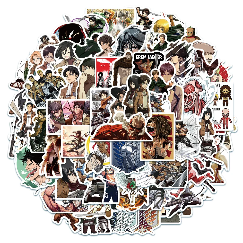 10/30/50PCS Anime Attack Giant Cartoon Stickers Mobile Shell Skateboard Suitcase Notebook Graffiti Sticker Decoration Wholesale
10/30/50PCS Anime Attack Giant Cartoon Stickers Mobile Shell Skateboard Suitcase Notebook Graffiti Sticker Decoration Wholesale