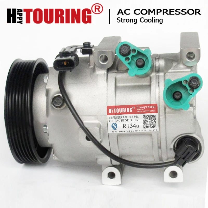 AUTO AC COMPRESSOR CMP1977 FOR HYUNDAI Tucson 2015-2017 KIA VS16E 97701D7100 97701-D7100 F500NFFCA03 8623374 5PV/122
AUTO AC COMPRESSOR CMP1977 FOR HYUNDAI Tucson 2015-2017 KIA VS16E 97701D7100 97701-D7100 F500NFFCA03 8623374 5PV/122