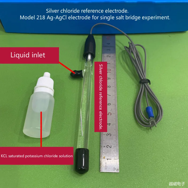 Фото Silver chloride reference electrode. Model 218 Ag-AgCl electrode for single salt bridge experiment. | Инструменты