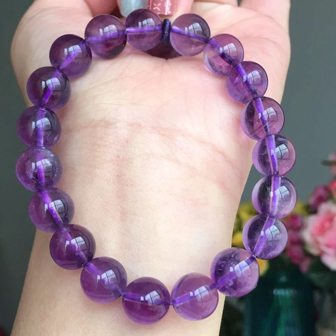 Natural Amethyst Bracelets Crystal Transparent Purple East Collocation Natural Amethyst Blossoming Pendant
Natural Amethyst Bracelets Crystal Transparent Purple East Collocation Natural Amethyst Blossoming Pendant