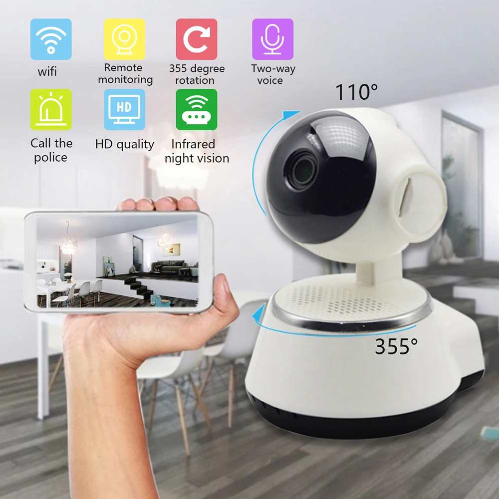 DIDIHOU 720P Baby Monitor IP Camera Wifi Wireless Auto Tracking Night Vision Home Security Surveillance CCTV Network Camera
DIDIHOU 720P Baby Monitor IP Camera Wifi Wireless Auto Tracking Night Vision Home Security Surveillance CCTV Network Camera