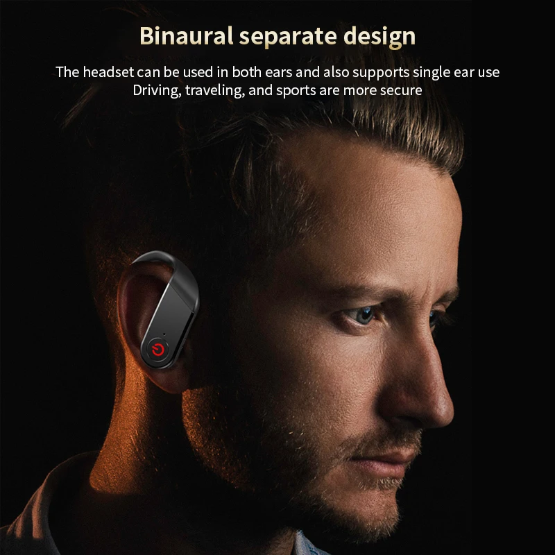 TWS Bluetooth 5.0 Earphones Wireless Bluetooth Headphone Noise Cancelling 9D HiFi Stereo Sport Headset Handsfree With Microphone