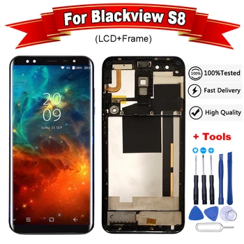 5.7 inch For Blackview S8 LCD Display Whih Frame +Touch Screen 100% Tested Screen Digitizer Assembly Replacement +Free Tools
5.7 inch For Blackview S8 LCD Display Whih Frame +Touch Screen 100% Tested Screen Digitizer Assembly Replacement +Free Tools