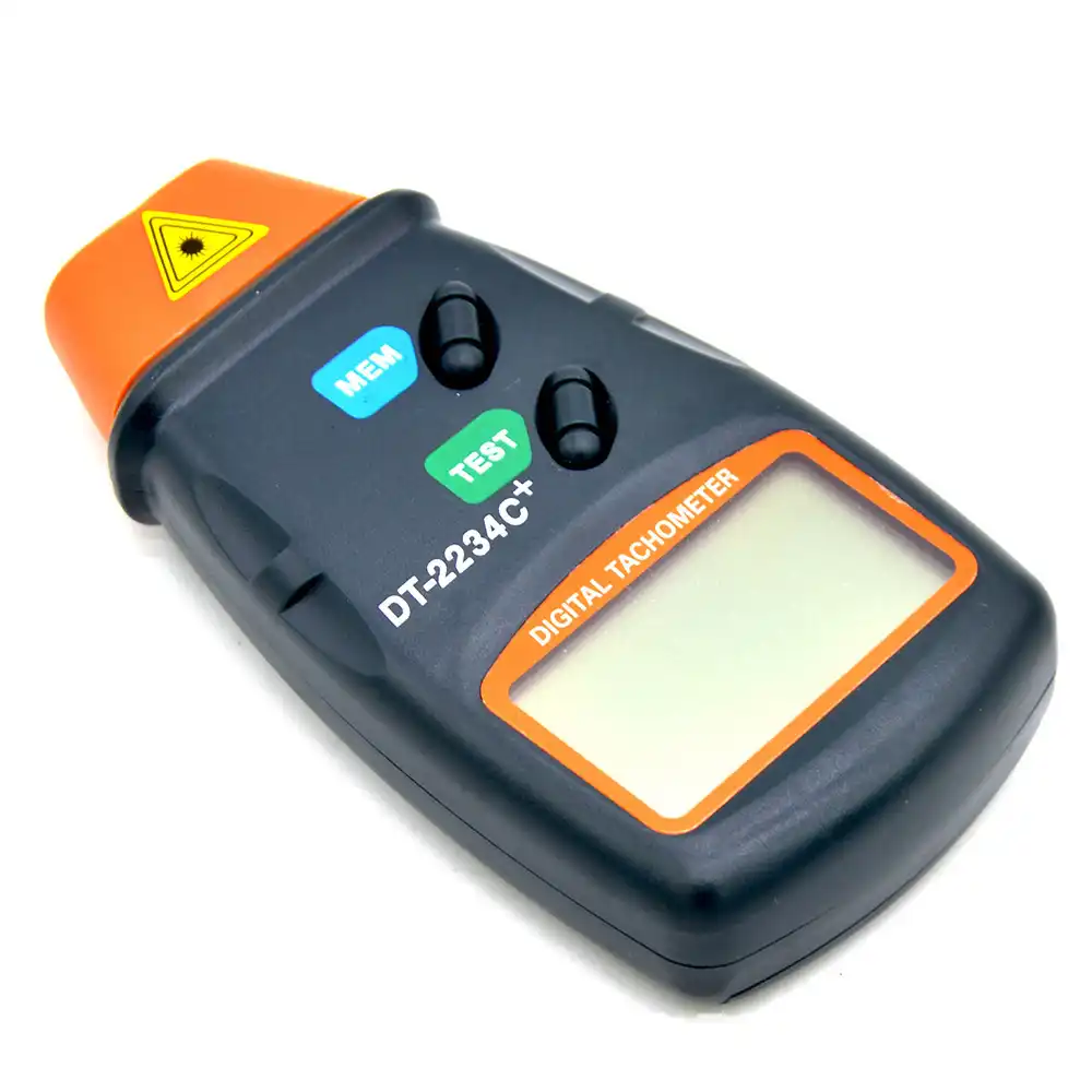 handheld digital laser tachometer non-contact speedometer rpm