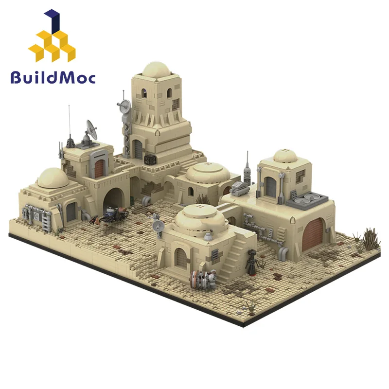 Buildmoc A New Hope Seriers StarW Mos Eisley-Cantina Bar R2D2 Building Block Brick Toy Compatible Lepines Toy Gift
Buildmoc A New Hope Seriers StarW Mos Eisley-Cantina Bar R2D2 Building Block Brick Toy Compatible Lepines Toy Gift