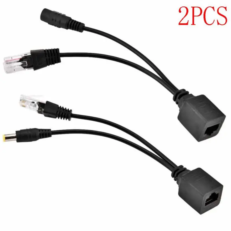 1 Pair POE Adapter Cable RJ45 Injector Splitter Kit Tape Screened Passive Power Over Ethernet Synthesizer Separator Combiner
1 Pair POE Adapter Cable RJ45 Injector Splitter Kit Tape Screened Passive Power Over Ethernet Synthesizer Separator Combiner